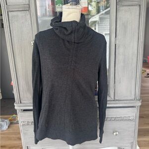 Lululemon Athletica Charcoal Cowl Neck Sweater